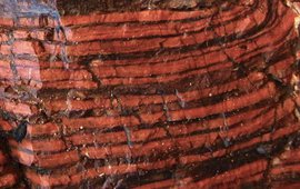 Image of a banded iron formation
