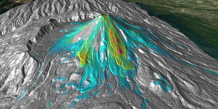 Volcano monitoring and analysis using satellites, drones, and data science approaches.