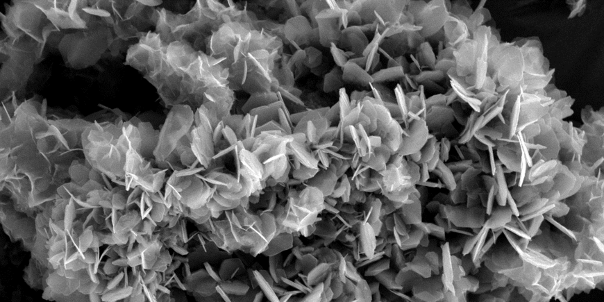 SEM Mikroskopische Aufnahme von Grünrost