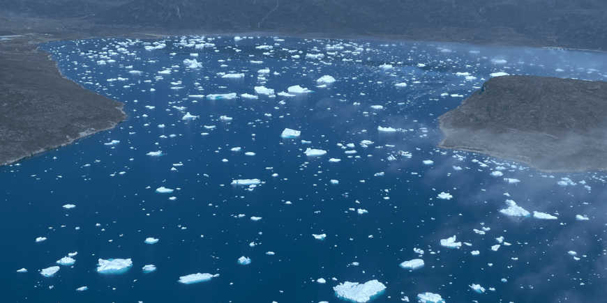 Eisberge, 2020 Feldarbeit in Grönland