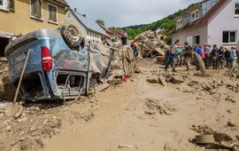 Aufräumen in Braunsbach 2020