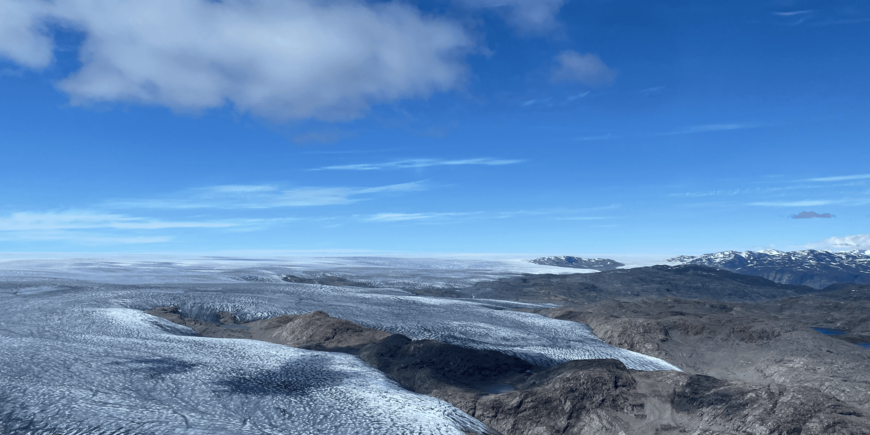 Endgletscher in Grönland