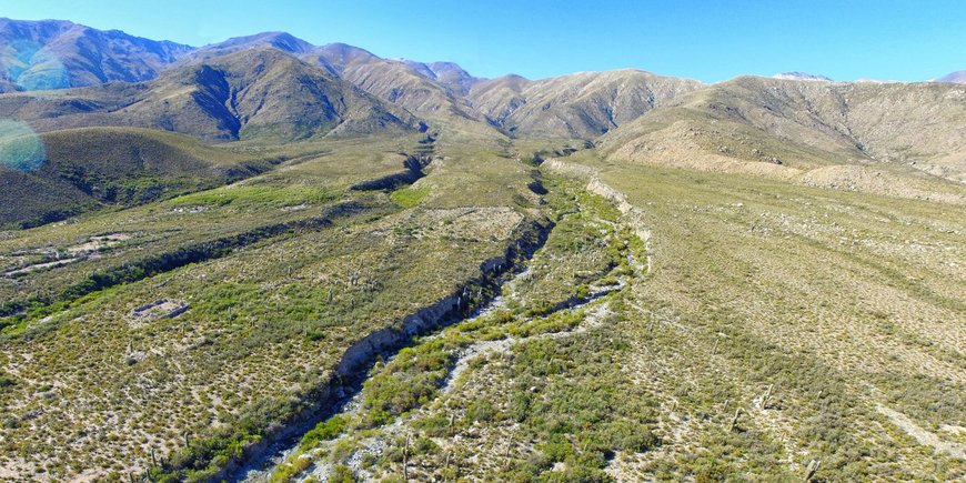 Campo Arenal, Nord-West Argentinien, Klimawandel, der sich in Auenlandschaften erfassen lässt