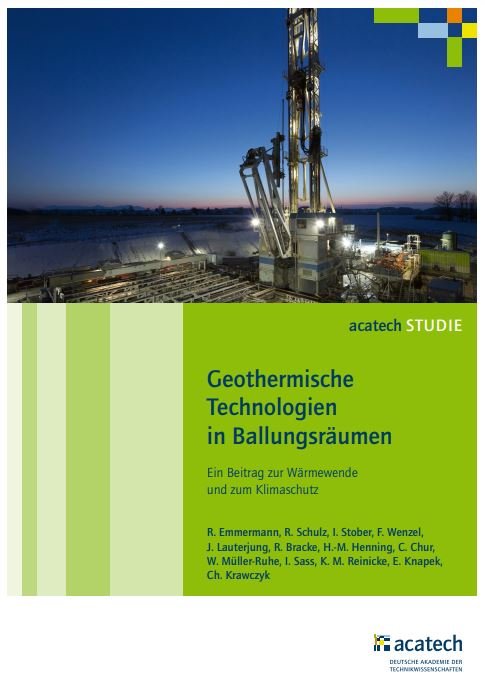 Covetr of the acatech Study about Geothermal Energy