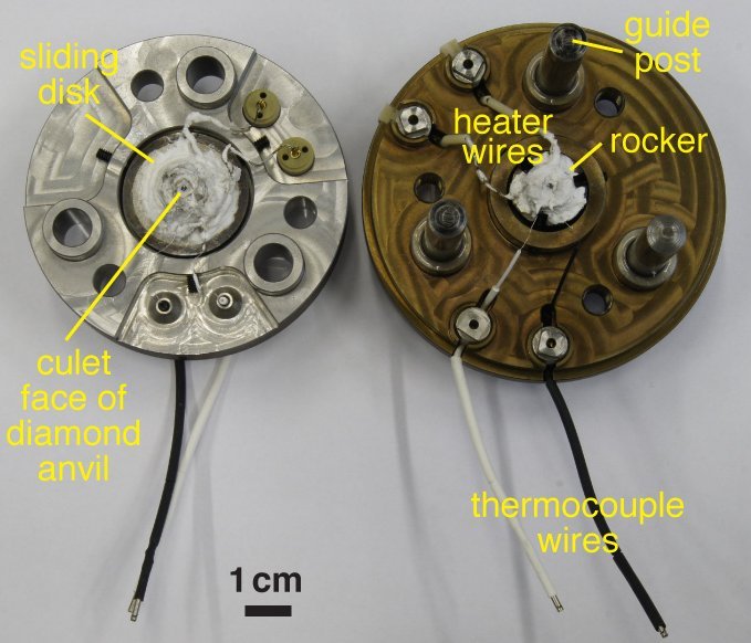 Upper and lower platen of a HDAC