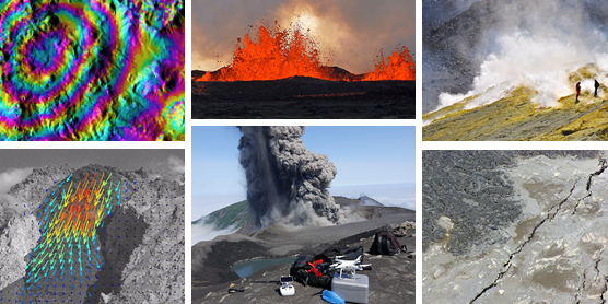 Presentation of the volcanotectonics and volcano hazards team.