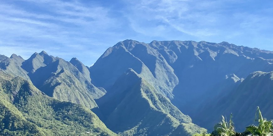 Volcanic landscape, Réunion