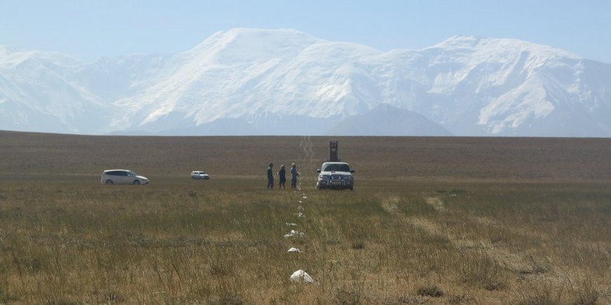 Feldarbeit in Kirgistan